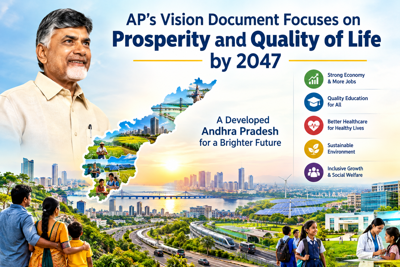 AP’s Vision Document Focuses on Prosperity and Quality of Life by 2047